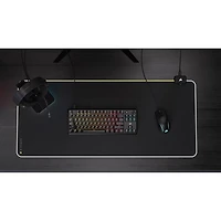 Clavier de jeu sans pavé numérique avec fil rétroéclairé à commutateurs mécaniques linéaires Red K70 CORE de Corsair - Noir