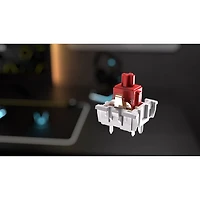 Clavier de jeu sans pavé numérique avec fil rétroéclairé à commutateurs mécaniques linéaires Red K70 CORE de Corsair - Noir