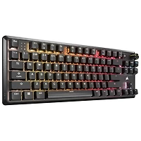 Clavier de jeu sans pavé numérique avec fil rétroéclairé à commutateurs mécaniques linéaires Red K70 CORE de Corsair - Noir