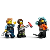 LEGO City : Ensemble hélicoptère, camion de pompiers et sous-marin - 874 pièces (60462)