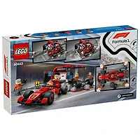 LEGO City : L'arrêt au stand et les mécaniciens de F1 avec la voiture Ferrari - 322 pièces (60443)