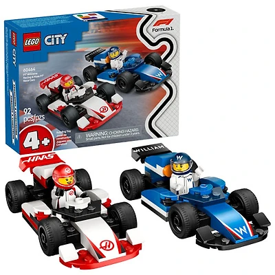 LEGO City : Les voitures de course de F1 Williams Racing et Haas F1 - 92 pièces (60464)