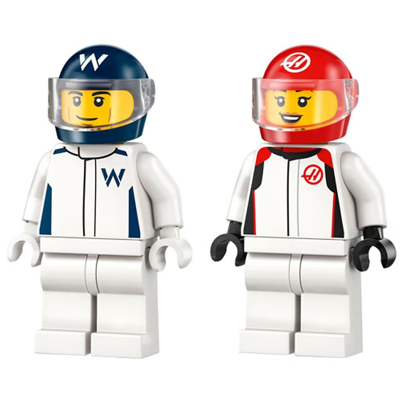 LEGO City : Les voitures de course de F1 Williams Racing et Haas F1 - 92 pièces (60464)
