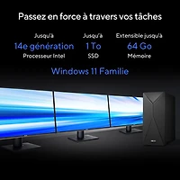 Ordinateur de bureau S501 d'ASUS (Core i5-14400 d'Intel/RAM 16 Go/SSD 1 To/RTX 3050)