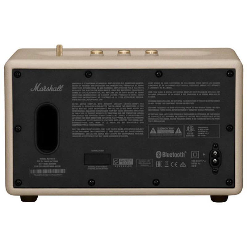 Haut-parleur Bluetooth sans fil Acton III de Marshall - Crème