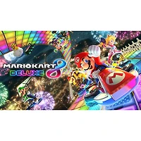 Ensemble Nintendo Switch – Mmodèle OLED Mario Kart 8 Deluxe et abonnement individuel en ligne de 12 mois