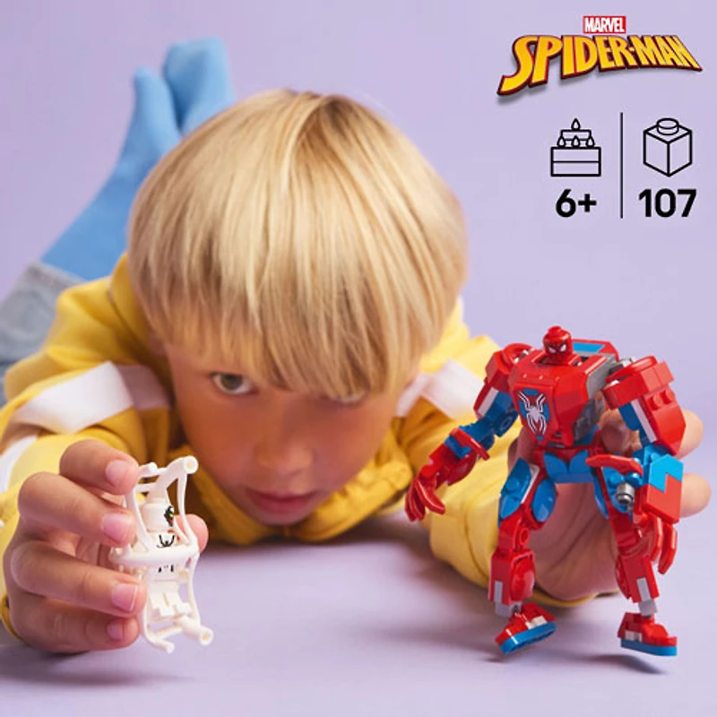 LEGO Marvel : Le robot de Spider-Man contre Anti-Venom - 107 pièces (76308)