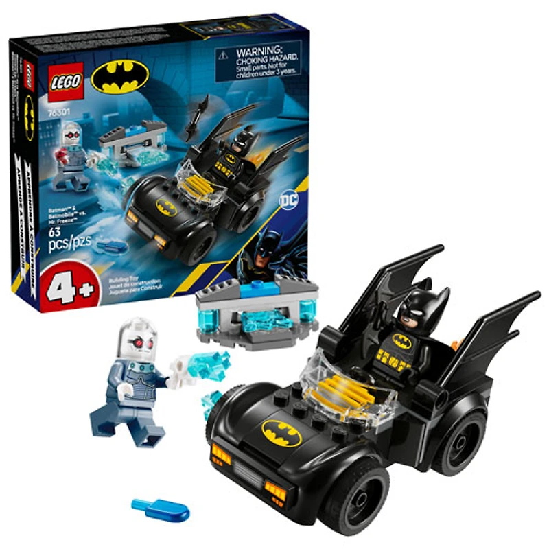 LEGO Batman: Batman et la Batmobile contre Mr. Freeze - 63 pièces (76301)