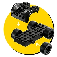 LEGO Batman: Batman et la Batmobile contre Mr. Freeze - 63 pièces (76301)
