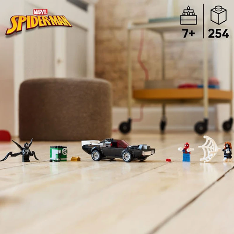 LEGO Marvel : Spider-Man contre la puissante voiture de Venom - 254 pièces (76309)