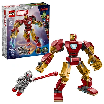 LEGO Marvel: Iron Man Mech vs. Ultron - 101 Pieces (76307)