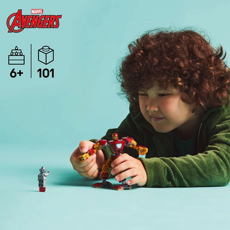 LEGO Marvel : Le robot d'Iron Man contre Ultron - 101 pièces (76307)