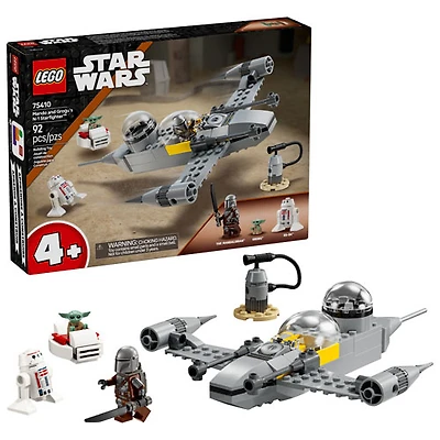 LEGO Star Wars: Le chasseur N-1 de Mando et Grogu - 92 pièces (75410)