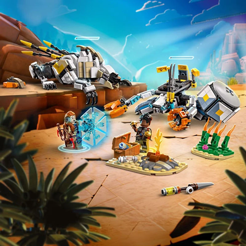 LEGO Horizon Adventures : Aloy et Varl contre Shell-Walker et Sawtooth - 768 pièces (77037)
