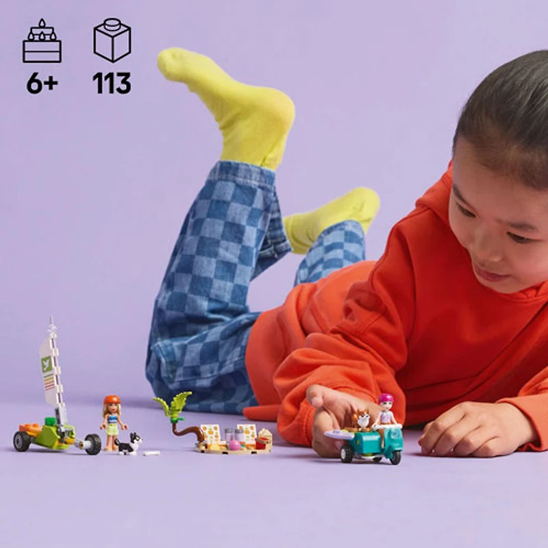 LEGO Friends : Les chiens surfeurs et l'aventure en scouteur - 113 pièces (42641)