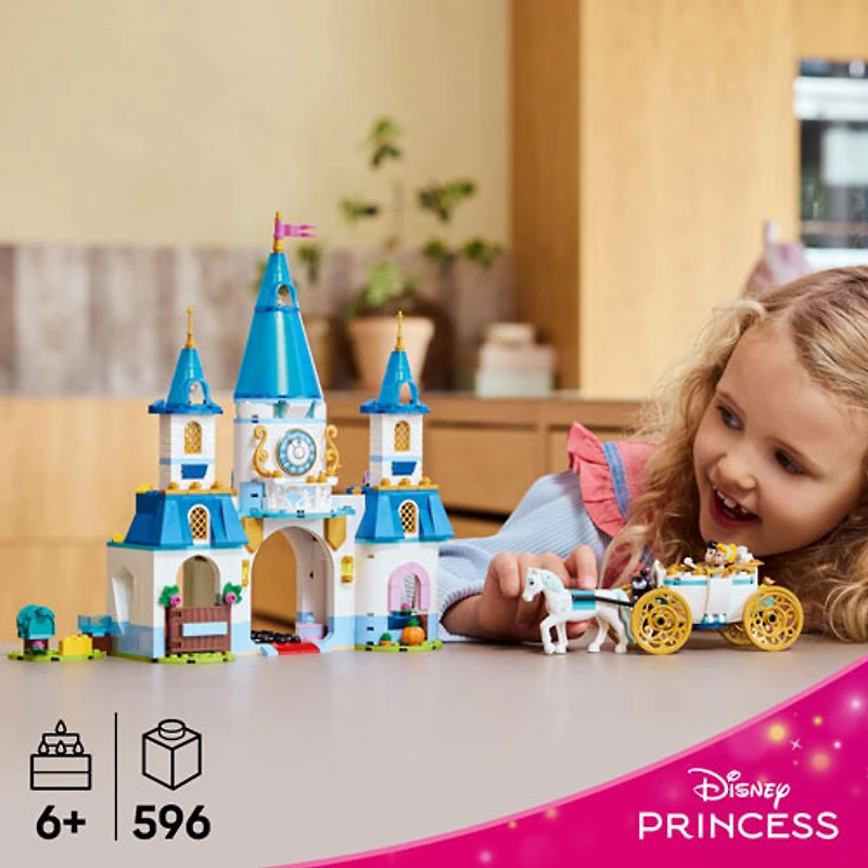 LEGO Disney: Le château et la calèche de Cendrillon - 596 pièces (43275)