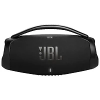 Haut-parleur sans fil Bluetooth Wi-Fi étanche Boombox 3 de JBL - Noir