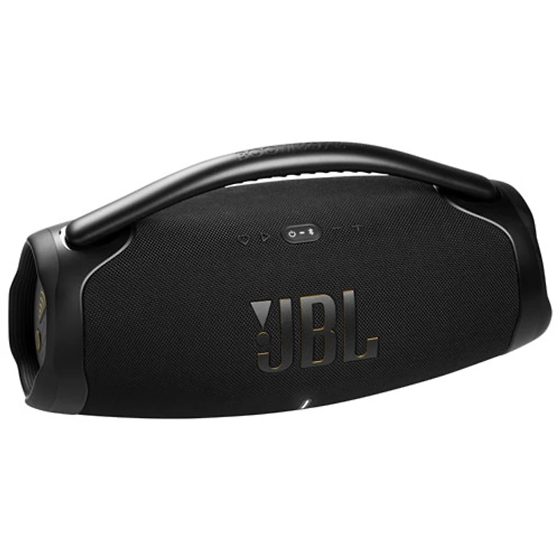 Haut-parleur sans fil Bluetooth Wi-Fi étanche Boombox 3 de JBL - Noir