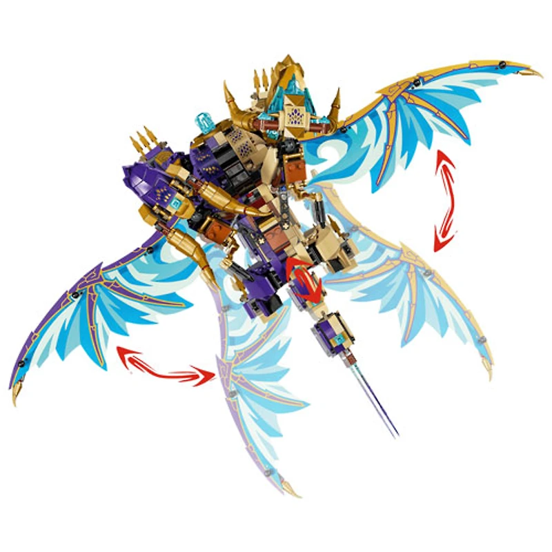 LEGO Ninjago Dragons Rising : Arc, le dragon de la concentration - 869 pièces (71836)