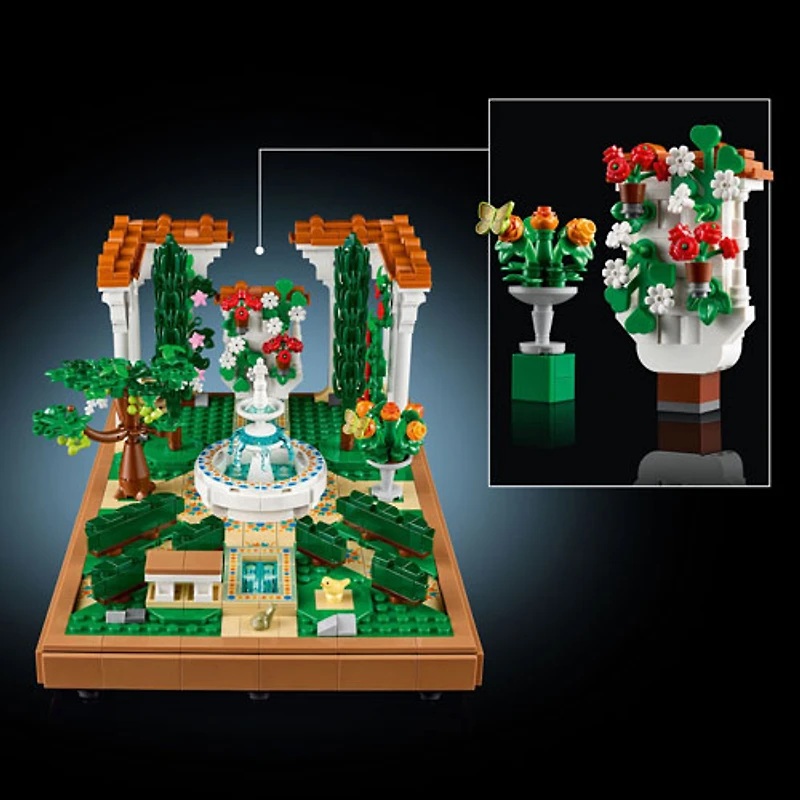 LEGO Icons: Le jardin à la fontaine - 1302 pièces (10359)