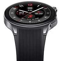 Montre intelligente de 47 mm OnePlus Watch 2 - Noir radiant - Partenaire de détail exclusif