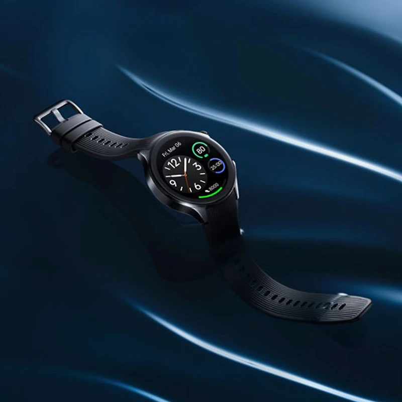 Montre intelligente de 47 mm OnePlus Watch 2 - Noir radiant - Partenaire de détail exclusif