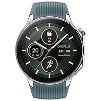 Montre intelligente de 47 mm OnePlus Watch 2 - Acier radiant - Partenaire de détail exclusif
