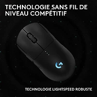 Logitech G PRO 2 LIGHTSPEED 44000 DPI Wireless Optical Gaming Mouse - Black