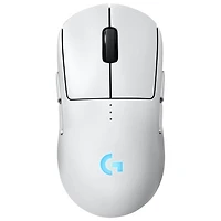 Souris de jeu optique sans fil de 44000 ppp PRO 2 LIGHTSPEED de Logitech G - Blanc