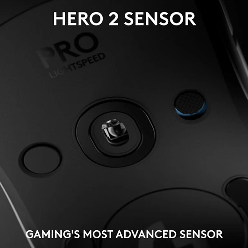 Souris de jeu optique sans fil de 44000 ppp PRO 2 LIGHTSPEED de Logitech G - Blanc