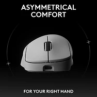 Souris de jeu optique sans fil légère à 5 boutons de 44 000 ppp PRO X SUPERLIGHT 2 DEX de Logitech - Blanc