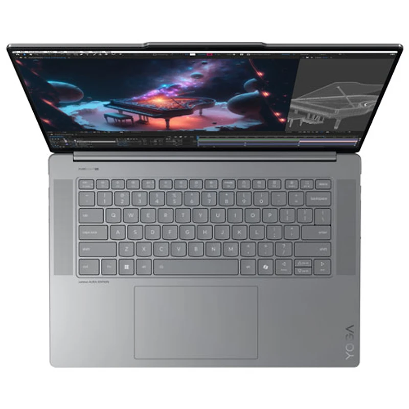 Portable à écran tactile de 15,3 po Yoga Slim 7i édition Aura (Core Ultra 7 (série 2) d'Intel/RAM 16 Go/SSD 1 To)