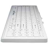 Seal Shield Cleanwipe Pro Wired Compact Size Waterproof Keyboard - White - English