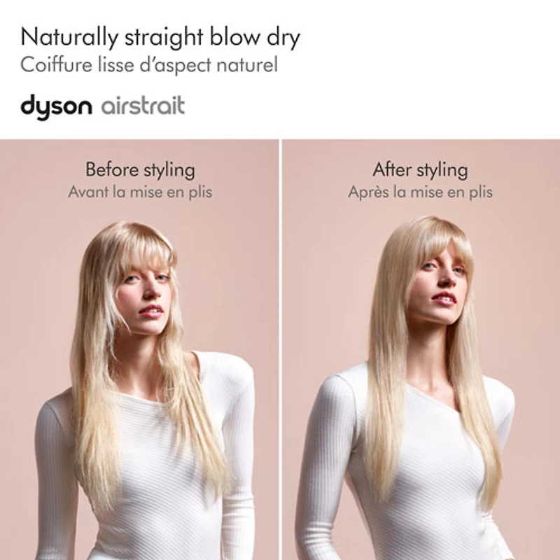 Fer plat Airstrait de Dyson - Édition spéciale - Bronze fraise/Rose blush