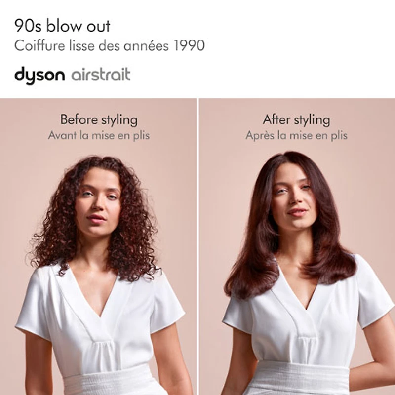 Fer plat Airstrait de Dyson - Édition spéciale - Bronze fraise/Rose blush