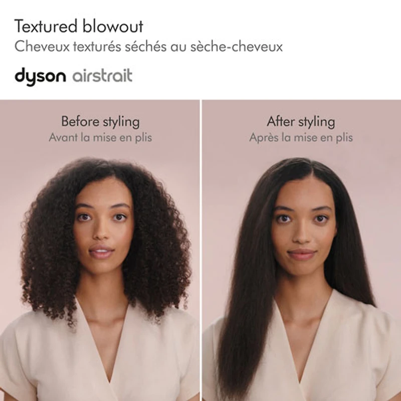 Fer plat Airstrait de Dyson - Édition spéciale - Bronze fraise/Rose blush