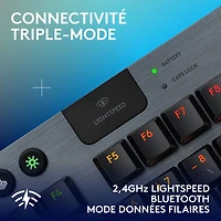 Logitech G915 X LIGHTSPEED Wireless Backlit Mechanical GL Tactile TKL Gaming Keyboard - Black