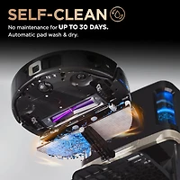Shark PowerDetect NeverTouch Pro Self-Emptying Robot Vacuum & Mop - Black