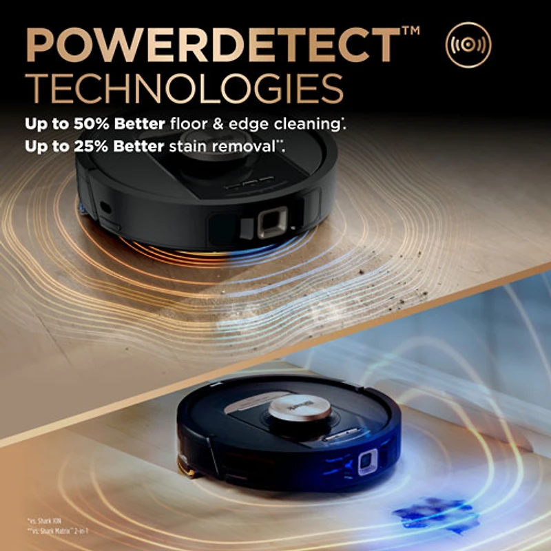 Shark PowerDetect NeverTouch Pro Self-Emptying Robot Vacuum & Mop - Black