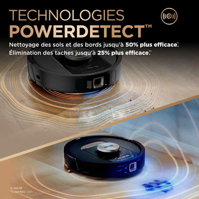 Shark PowerDetect NeverTouch Pro Self-Emptying Robot Vacuum & Mop - Black