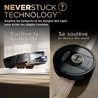 Shark PowerDetect NeverTouch Pro Self-Emptying Robot Vacuum & Mop - Black