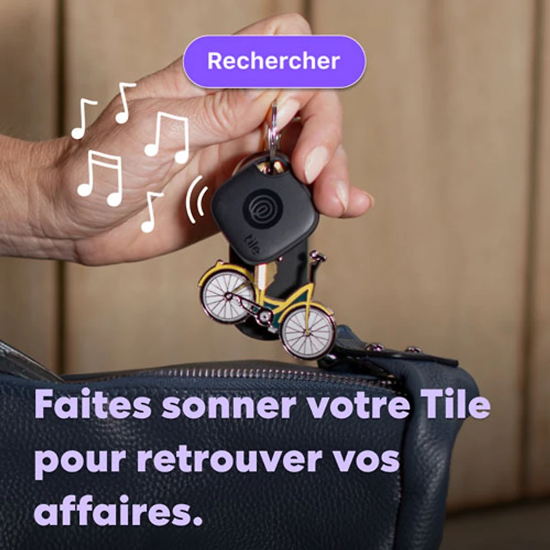Dispositif de repérage d'article Bluetooth Mate de Tile (2024) - Blanc