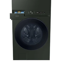 Duo laveuse électrique de 5,3 pi³ et sécheuse de 7,6 pi³ de Samsung (WH46DBH550EFAC) - Vert satiné