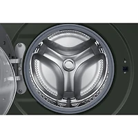 Duo laveuse électrique de 5,3 pi³ et sécheuse de 7,6 pi³ de Samsung (WH46DBH550EFAC) - Vert satiné