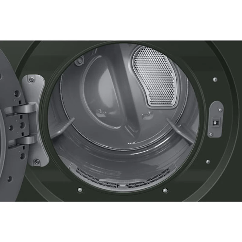 Duo laveuse électrique de 5,3 pi³ et sécheuse de 7,6 pi³ de Samsung (WH46DBH550EFAC) - Vert satiné
