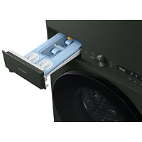Duo laveuse électrique de 5,3 pi³ et sécheuse de 7,6 pi³ de Samsung (WH46DBH550EFAC) - Vert satiné