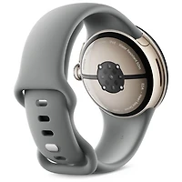 TELUS Google Pixel Watch 3 (LTE + GPS) 41mm Champagne Gold Aluminum Case w/Hazel Active Band - Monthly Financing
