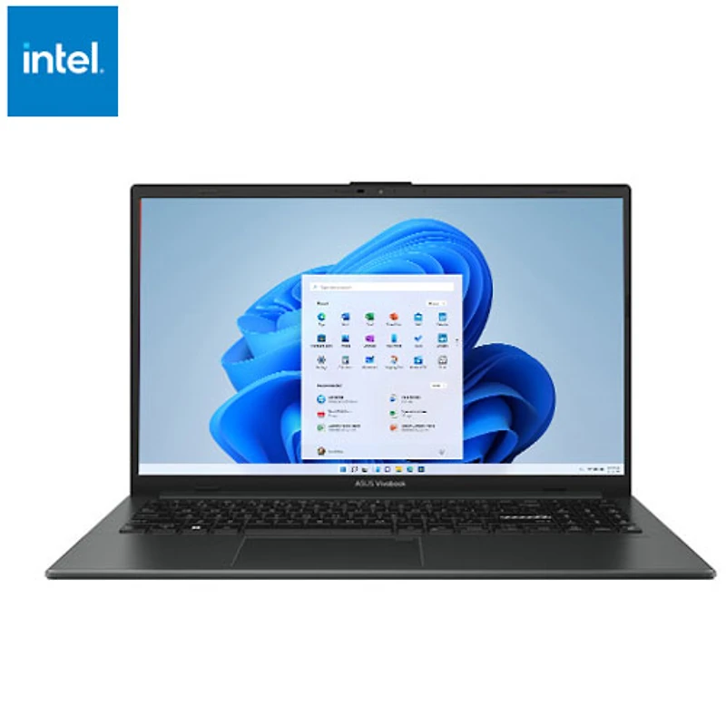 Portable de 15,6 po Vivobook Go d'ASUS - Noir mixte (Core i3-N305 d'Intel/RAM 8 Go/SSD 256 Go/Windows 11)