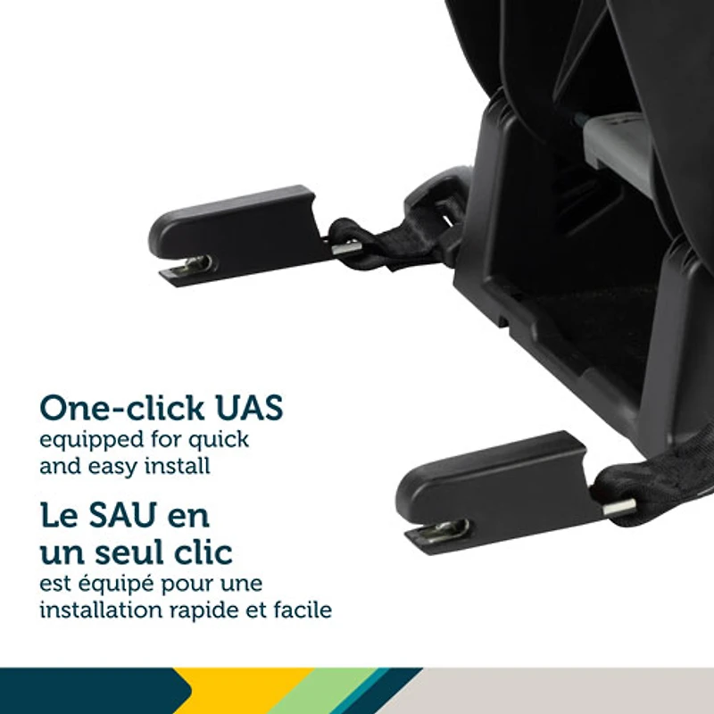 Siège d'auto 3-en-1 convertible Grow and Go de Safety 1st - Noir et pourpre Winehouse