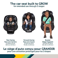 Siège d'auto 3-en-1 convertible Grow and Go de Safety 1st - Noir et bleu Lakesport